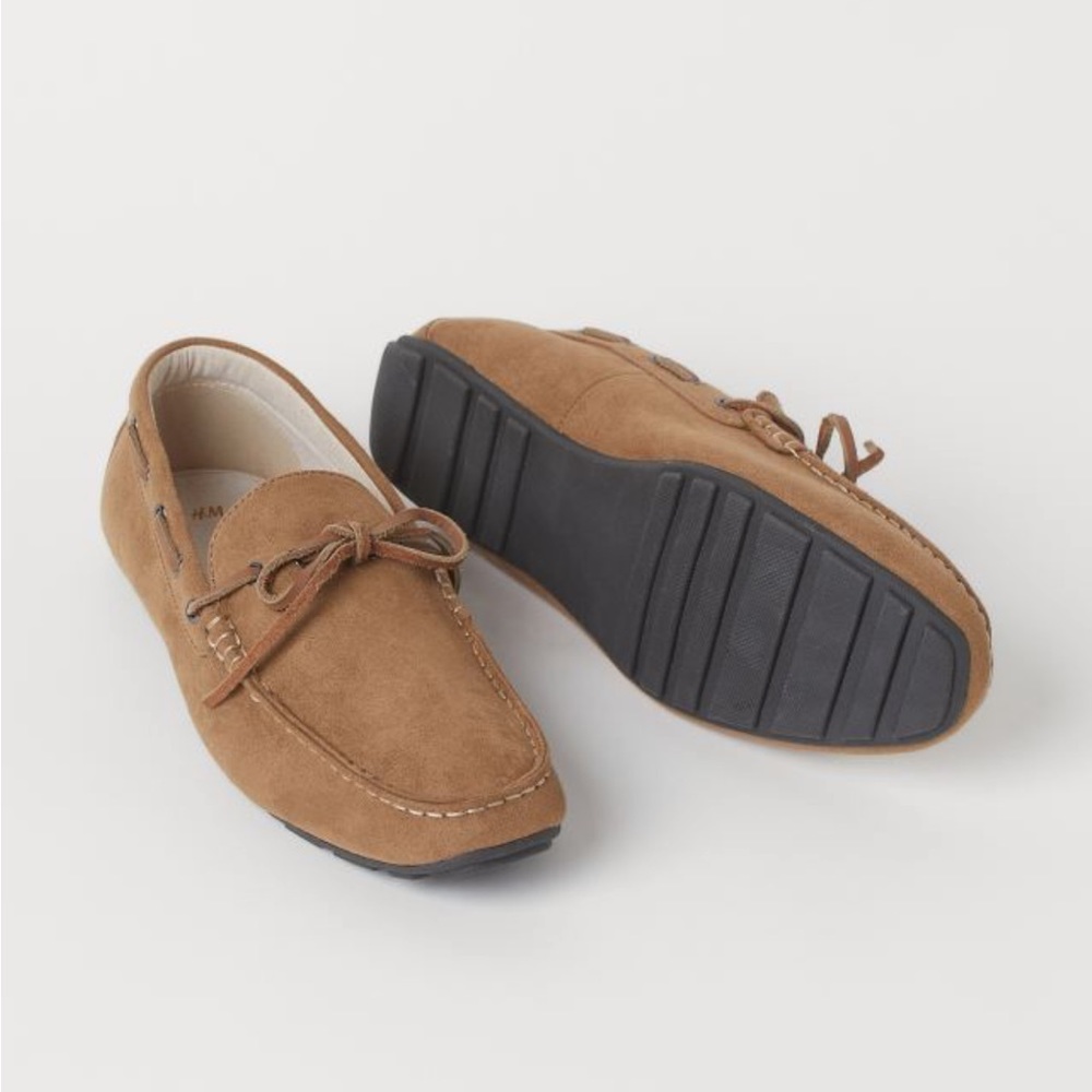 H&M Faux Suede Loafers